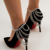 Multilayer Chain High Heel Shoe anklet